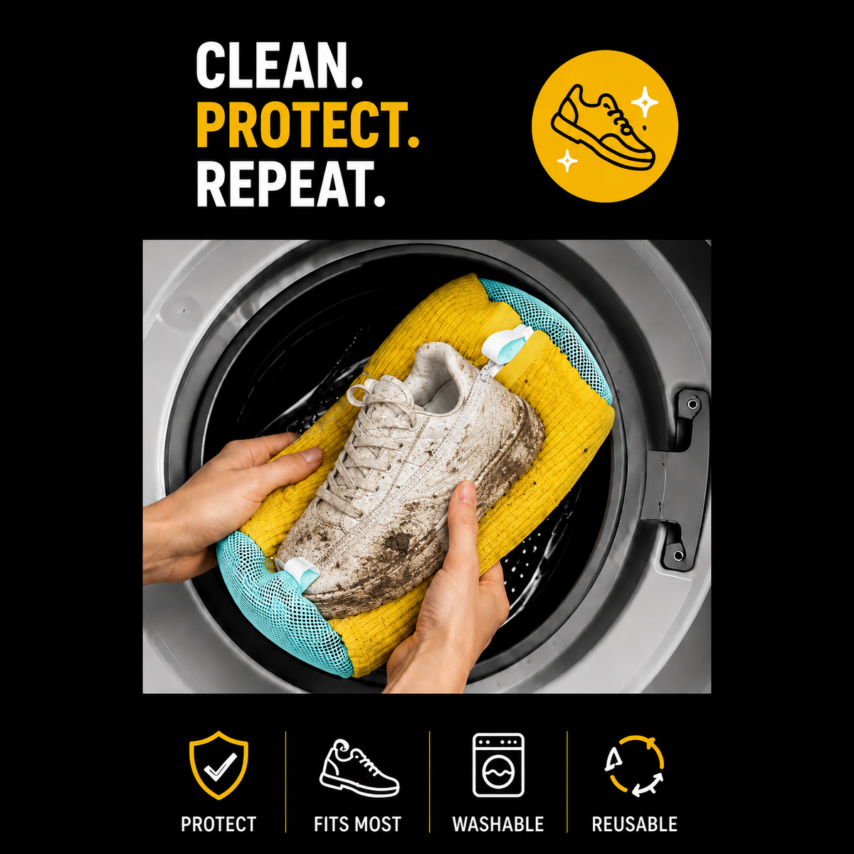 Protective Shoe Laundry Bag